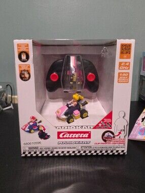 Carrera Princess Peach RC Kart - Pink, Black, Yellow